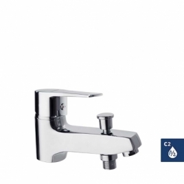 Étagère de baignoire Ramón Soler 1816 S Chrome Monotrou Titane C2