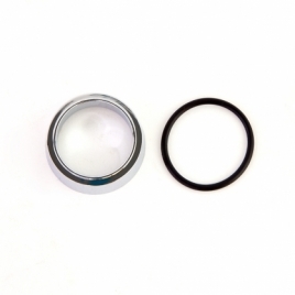 Base Ramón Soler 183002 cromada de alta base decorativa em titânio