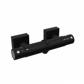 Cuerpo Gran Ducha Ramón Soler 261203 S Negro Mate Ducha Termoarola