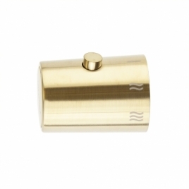 Brushed Gold Ramón Soler 3452 Flow Steering Wheel With Tzar Button