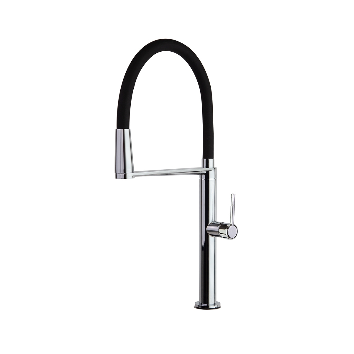 Foto des flexiblen Auslaufs Ramón Soler 388801Ma chromer zylindrischer Waschbecken flexibler Auslauf