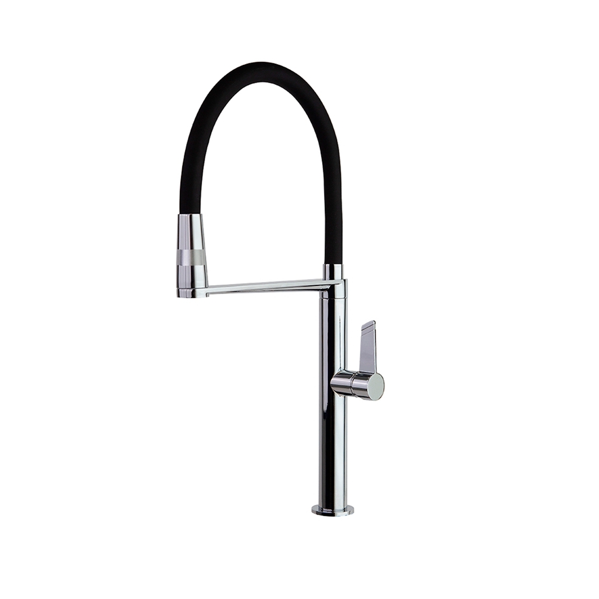 Foto des flexiblen Auslaufs Ramón Soler 388801Mc Chrom zylindrischer Waschbecken flexibler Auslauf