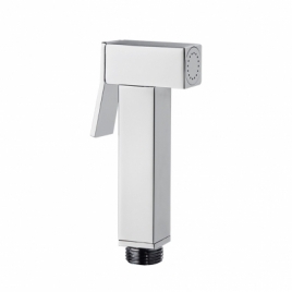 WC lavant Ramón Soler 4552 WC douche chromé avec bouton-poussoir en laiton Kuatro