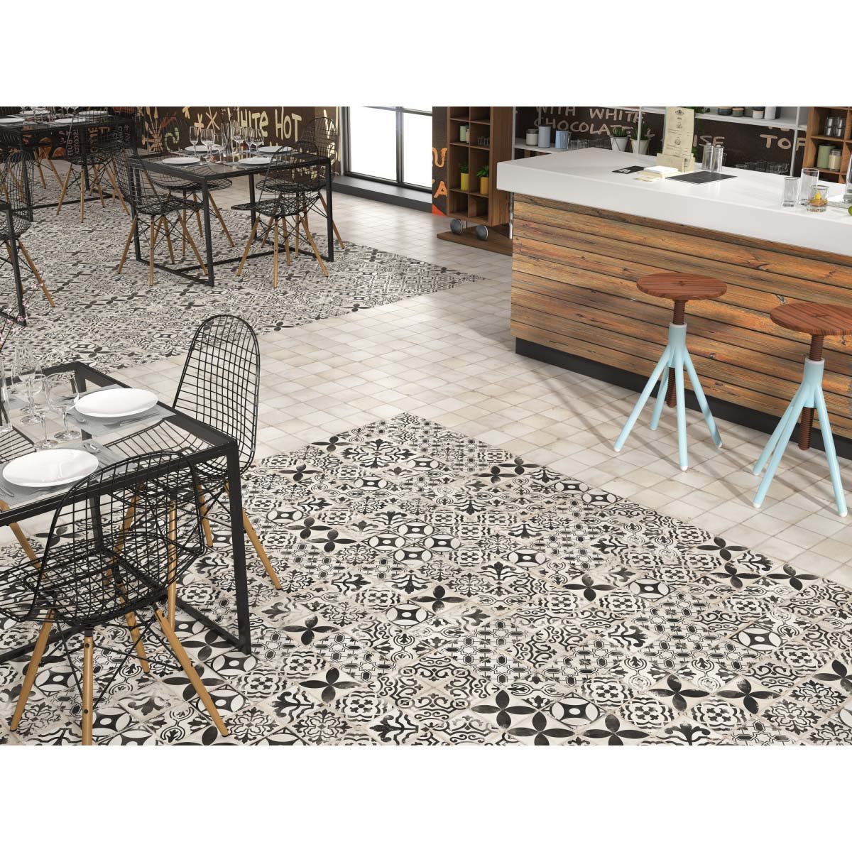 Olvera Noir 15x15 (boîte 0,5 m2) APE