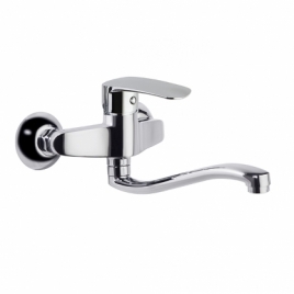 Caño Bajo Ramón Soler 570701 Cc Cromo Fregadero Mural Caño Bajo New Fly