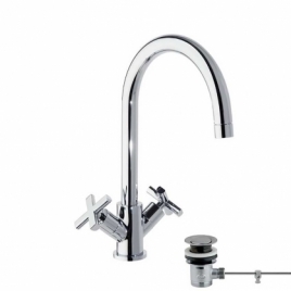 Évier Haut Ramón Soler 6201 VA(1167) Évier Haut Chrome Rs-Cross