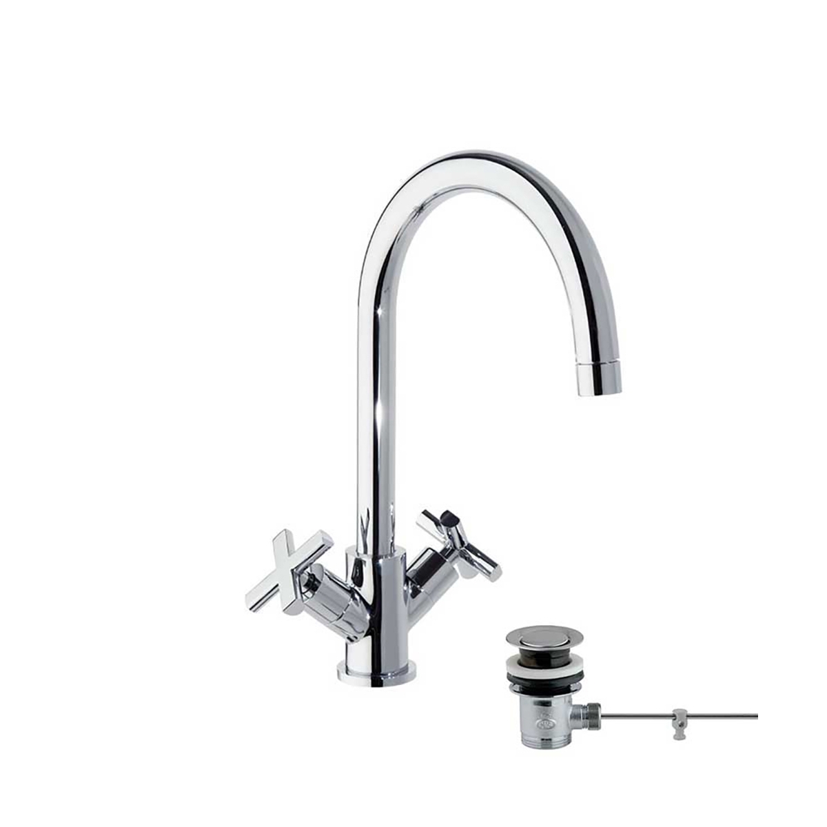 Foto de Lavabo Alto Ramón Soler 6201 Va Cromo Lavabo Alto Rs-Cross