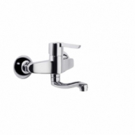 Fotografia de Caño Bajo Ramón Soler 660702 Ccb14 Freg Monomando Ypsilon Mural Bico Baixo