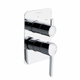 Recessed Wall Ramón Soler 661502 S Chrome Recessed 2 Way Ypsilon S2