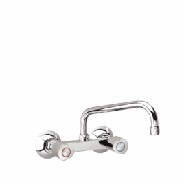 Caño Alto Ramón Soler 7019 Cai30 E4 Bimando Fregadero Mural De 110Cm