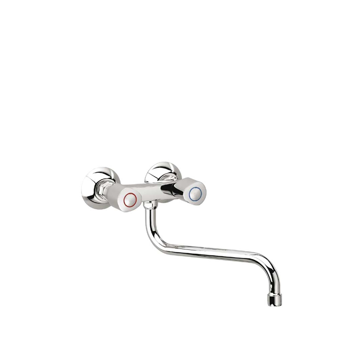 Foto von Caño Bajo Ramón Soler 7019 Cb30 E4 Wandspülmixer 110 cm