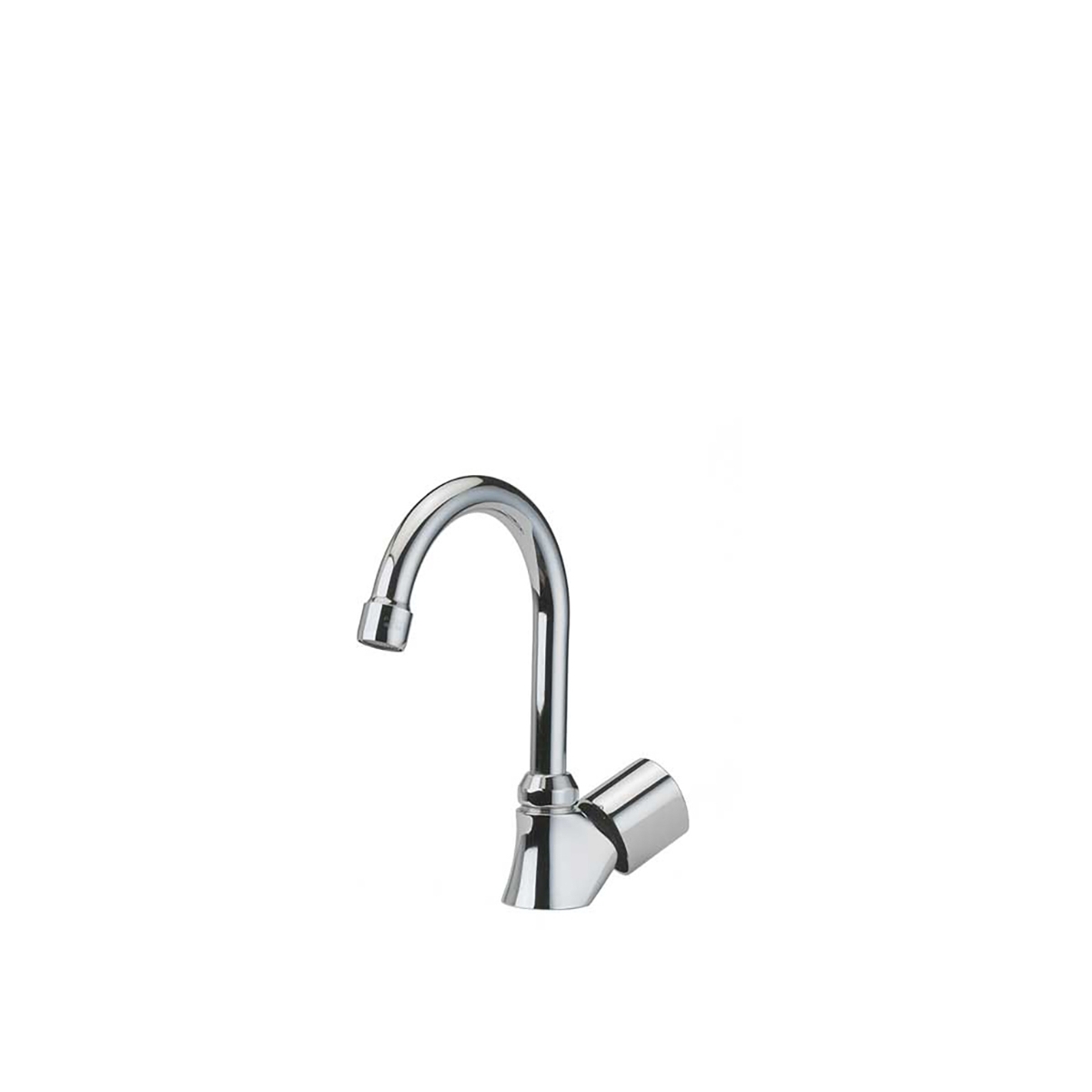 Photo d’un bec d’eau Ramón Soler 7028 Ce10 E4A Bec Tournant Vert. Une eau bleue