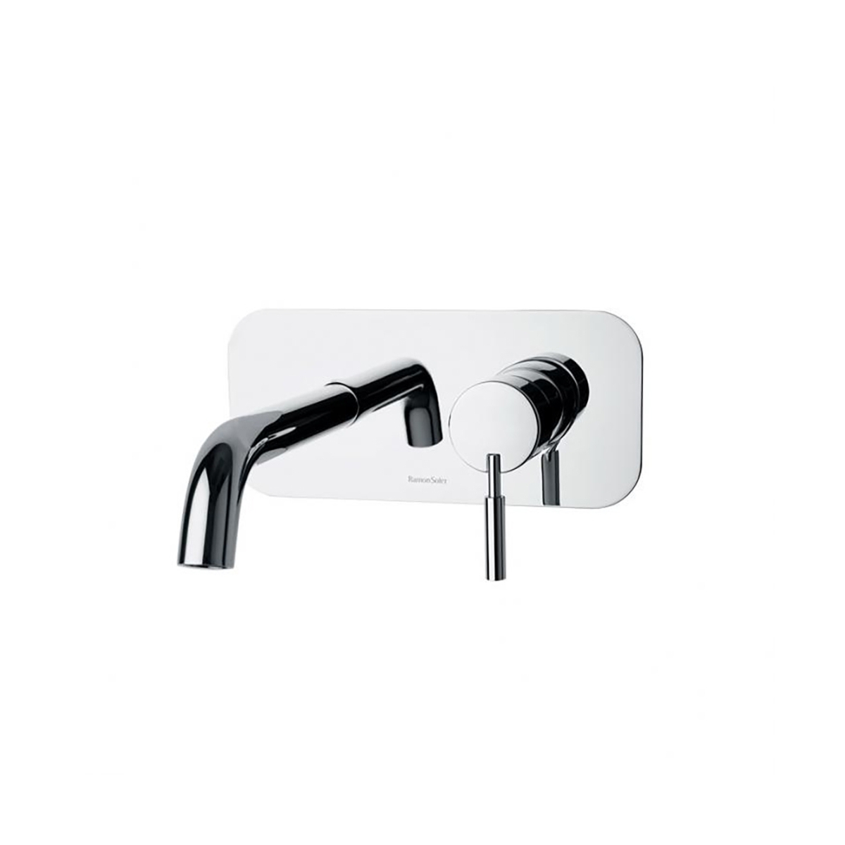 Photo de Encastré Mural Ramón Soler 7520 Chrome Évier Encastrable 1 Plafond Rosace 19Cm Atica S2