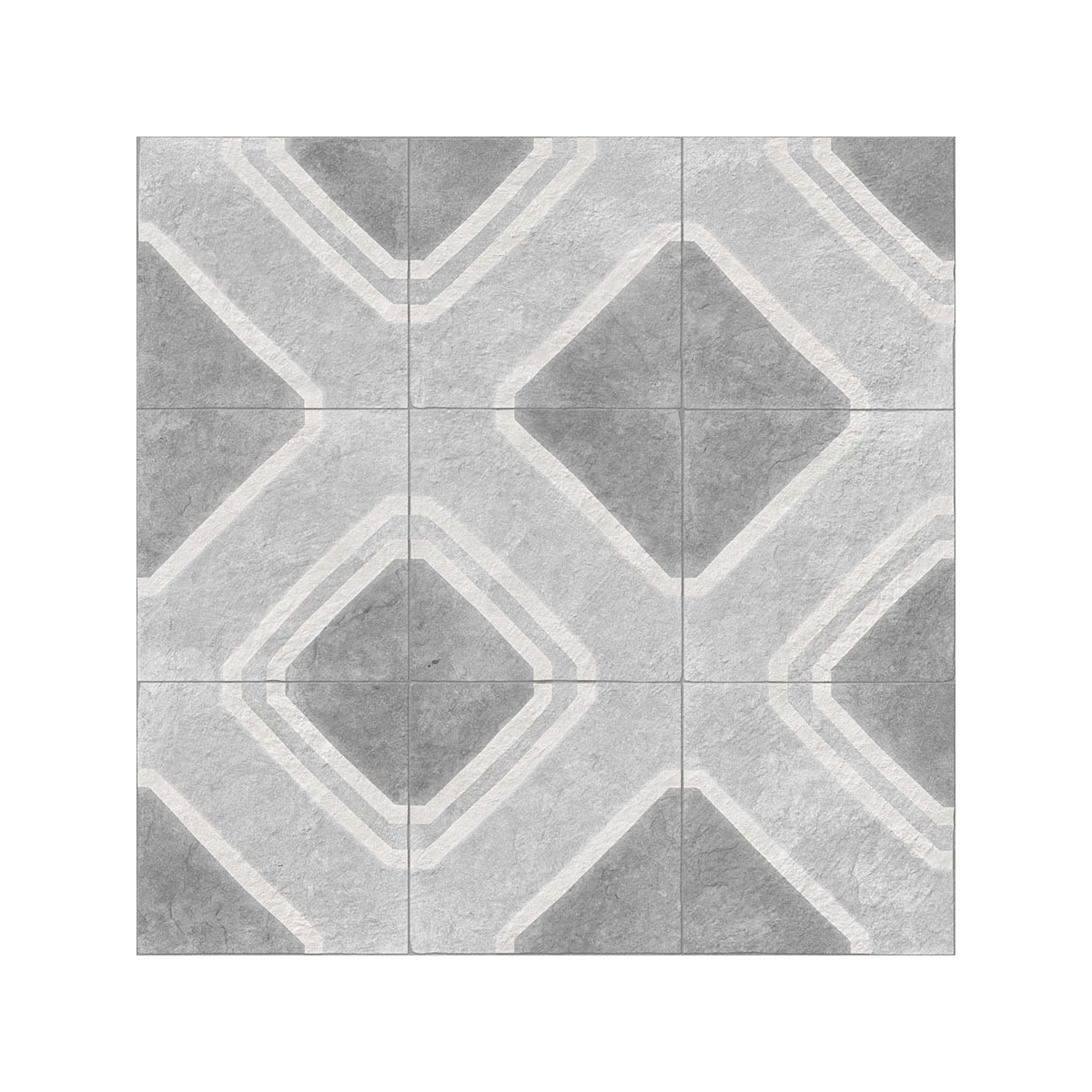 Ceos Gris 60x60 (boîte 1,44 m2) - Série Delta - Marque Vives