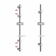 Foto de Barra Ramón Soler 7780 S Cromo Barra Ducha Universal 800Mm 22