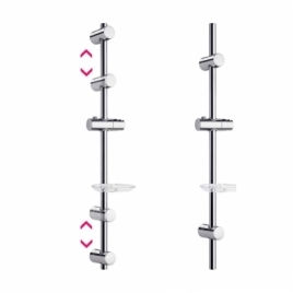 Ramón Soler Bar 7780 S Chrome Universal Shower Bar 800Mm Ø22