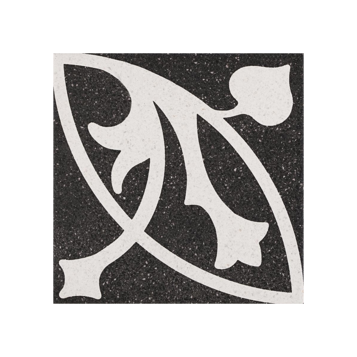 Déco Erte Noir Sol et Carrelage (m2) pas cher porcelaine émaillée