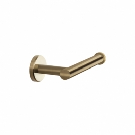 Brushed Gold Ramón Soler Roll Holder Port01 Toilet Roll Holder