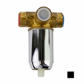 Parede embutida Ramón Soler Xx1801 Preto Mate Chuveiro embutido 1 Way S2 Com Caixa