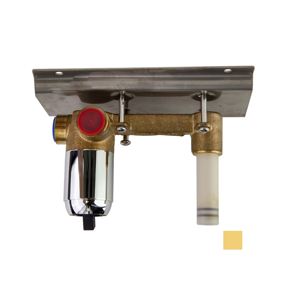 Foto der versenkten Wand Ramón Soler xx8712 gebürstetes Gold EMP. Thermoskanne. 2-Wege-Modus mit Box