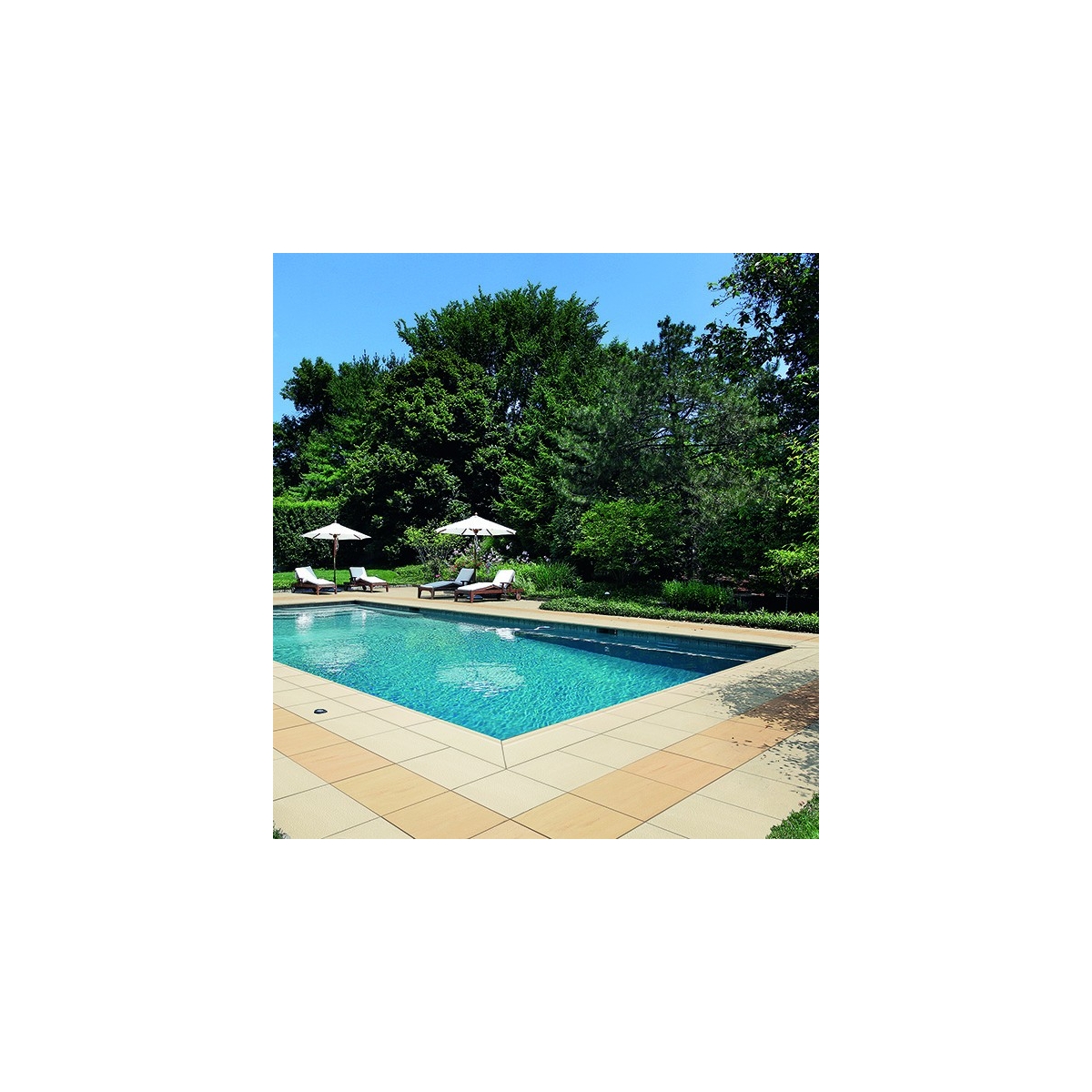 Coleção Venatto - Revestimento para piscinas - Grelha de canto exterior Venatto Cancun 63x23 GrecoGres