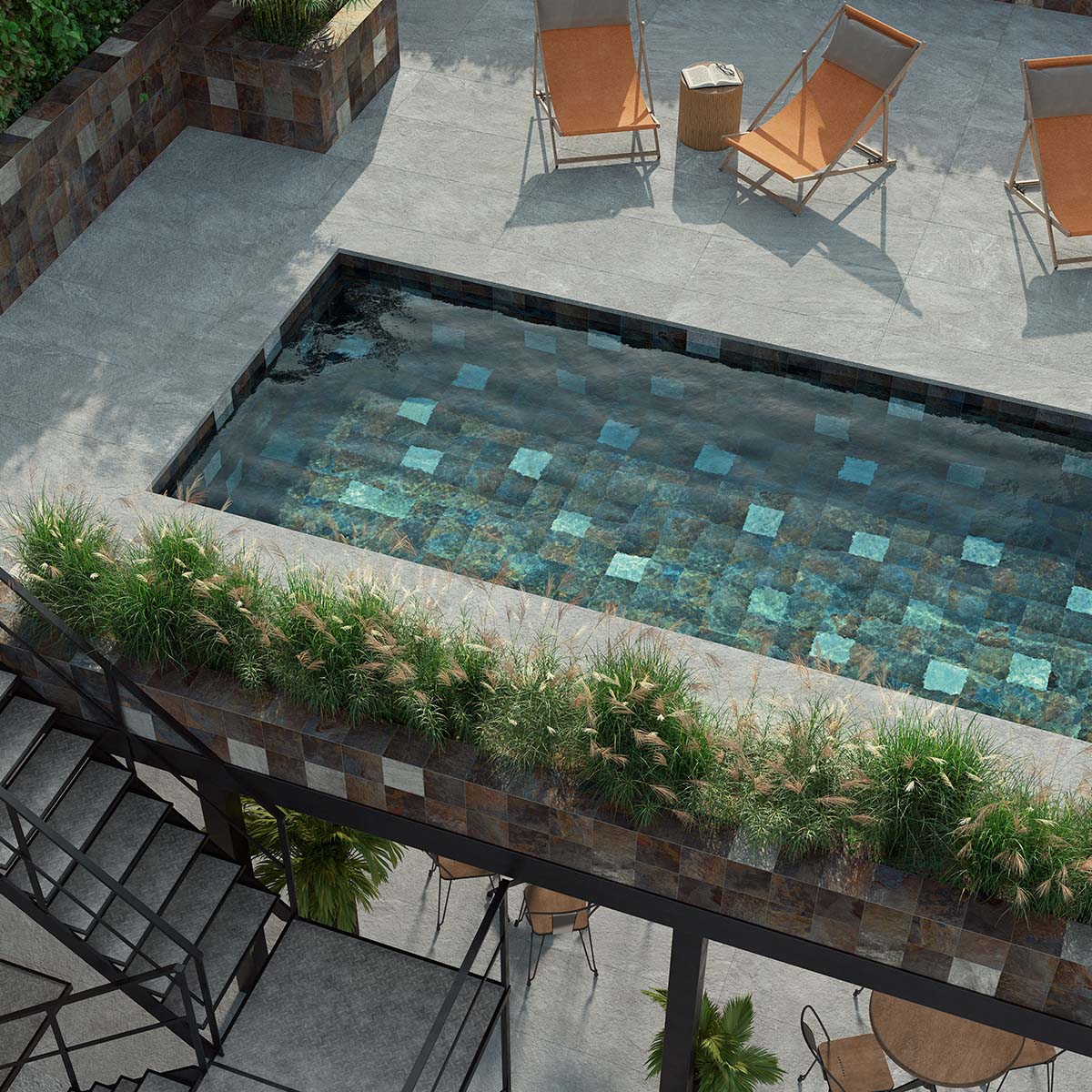 Foto de ambiente Tuscon Grey Antislip