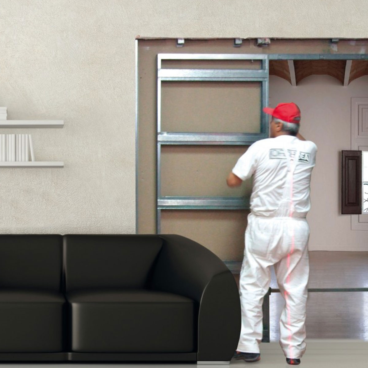 Kit de estructura para puerta corredera PYL 80x2020 maydisa