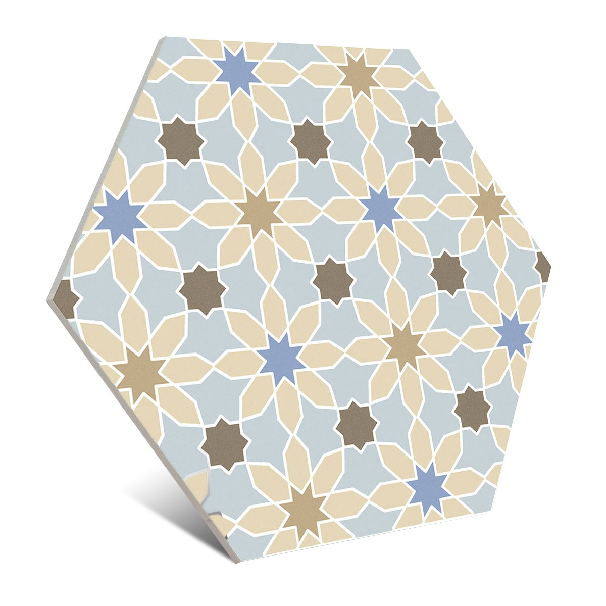Hexa Al-Andalus Mix 23x27 (boîte 0,75 m2) hexagonal
