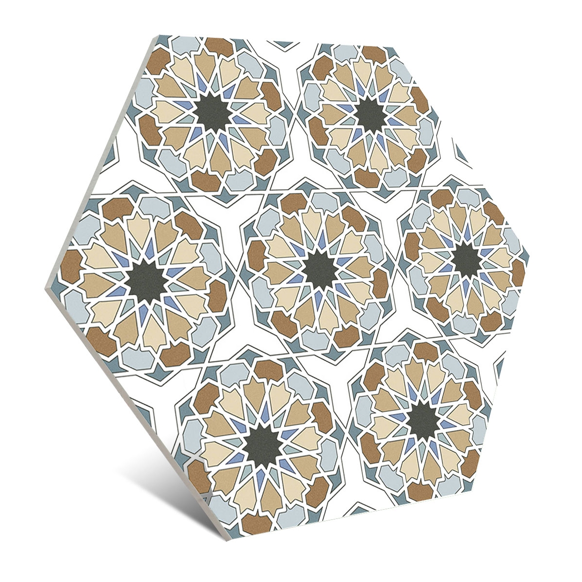 Hexa Al-Andalus Mix 23x27 (box 0.75 m2) decorated