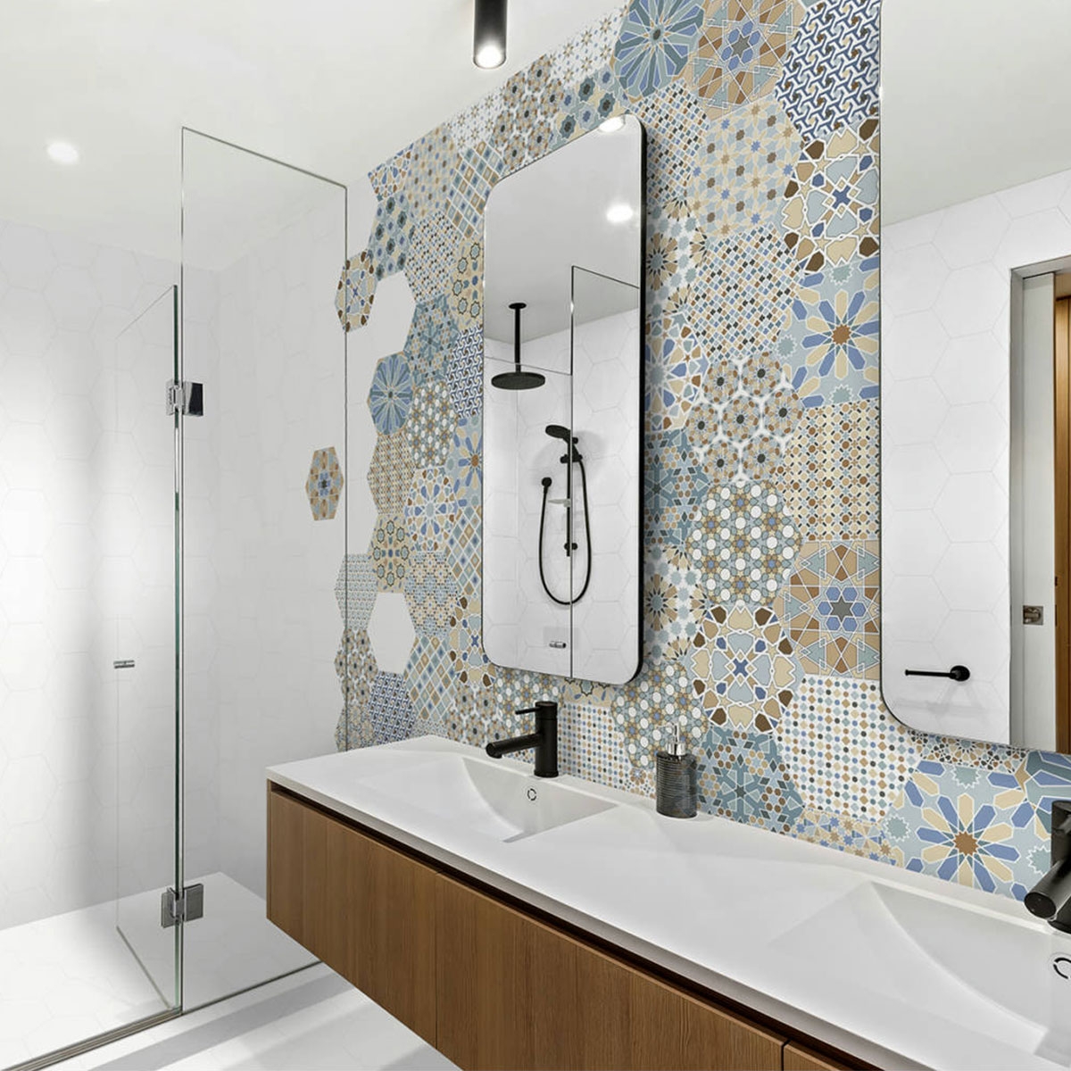 Hexa Al-Andalus Mix 23x27 (caixa 0,75 m2) ambiente