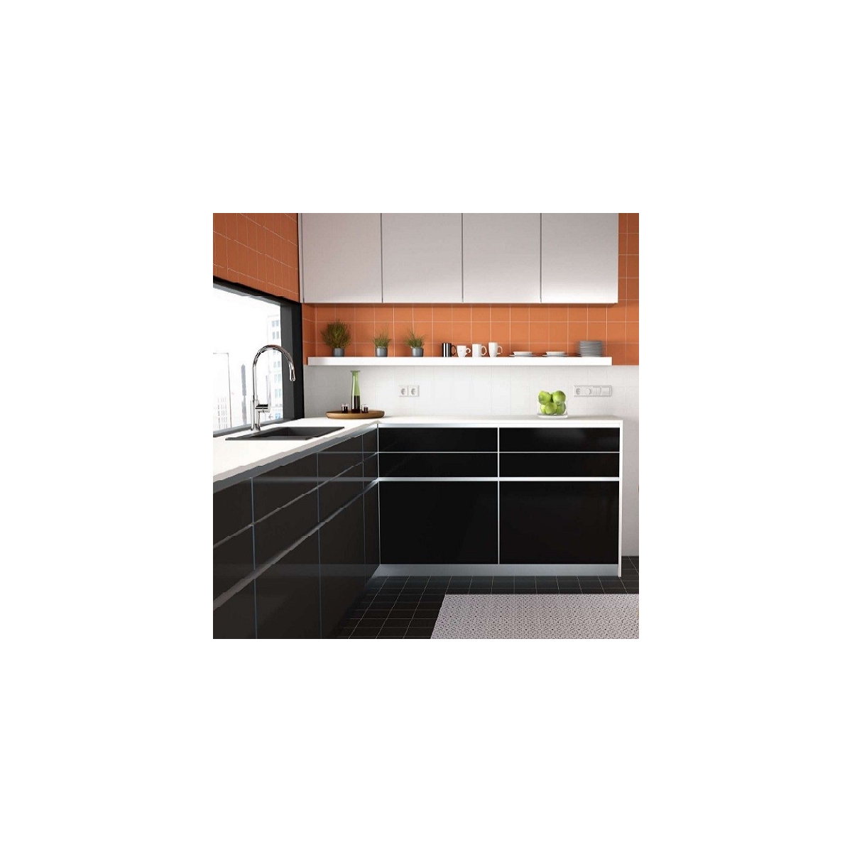 Rainbow Black 15x15 (m2) Pissano