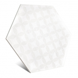 Hexa Boreal Hidra Blanco 23x27 (caja 0.75 m2)
