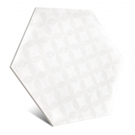 Hexa Boreal Hydra White 23x27 (Box 0,75 m²)