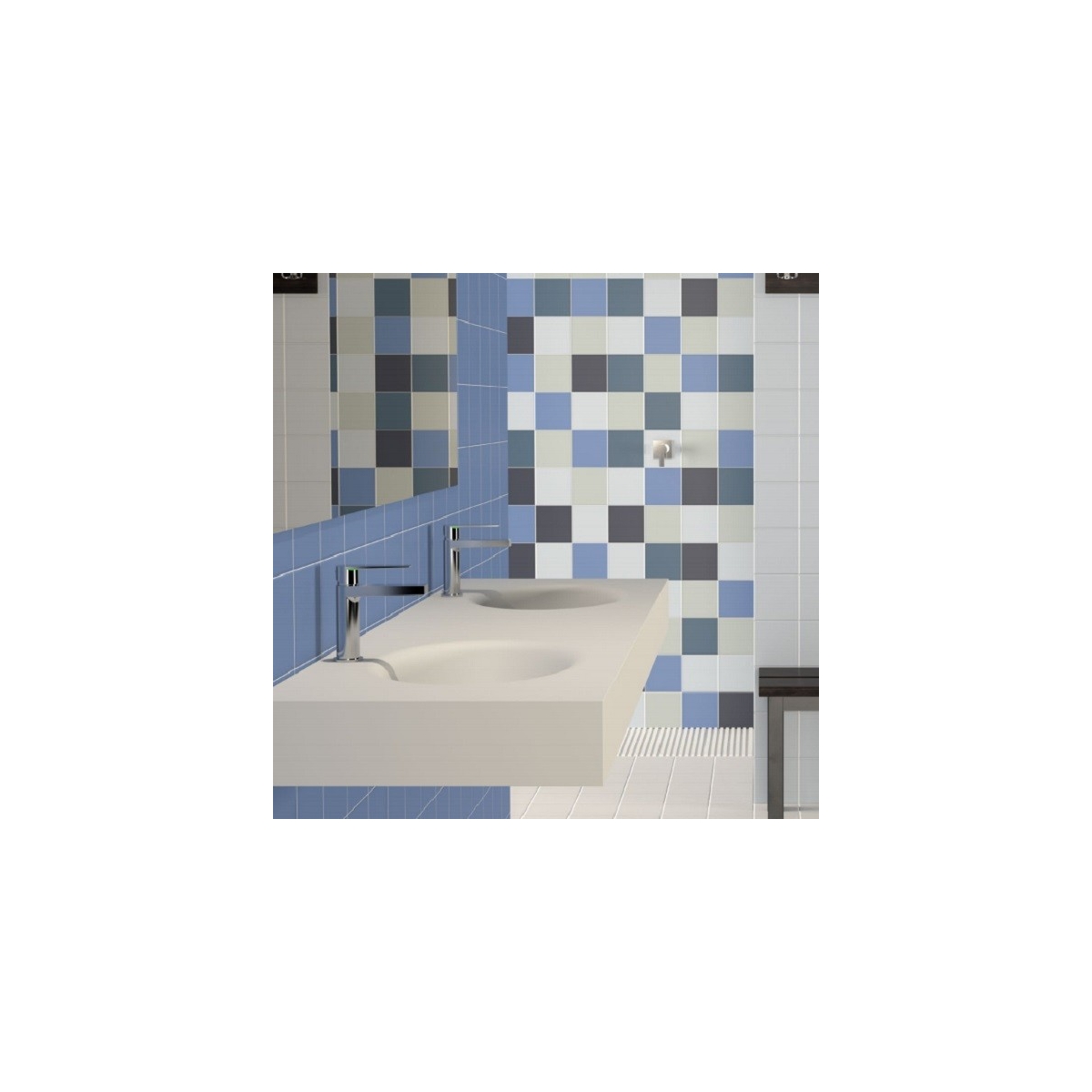 Rainbow Blue (m2) hydraulic flooring and cladding at the best price