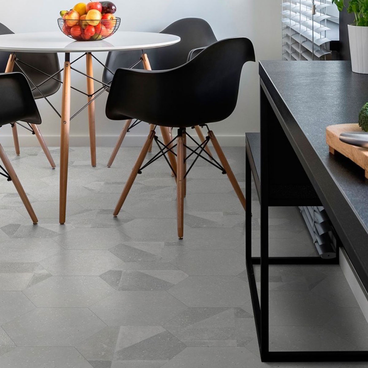 Hexa Cento Gray 23x27 (1 m2) room 1