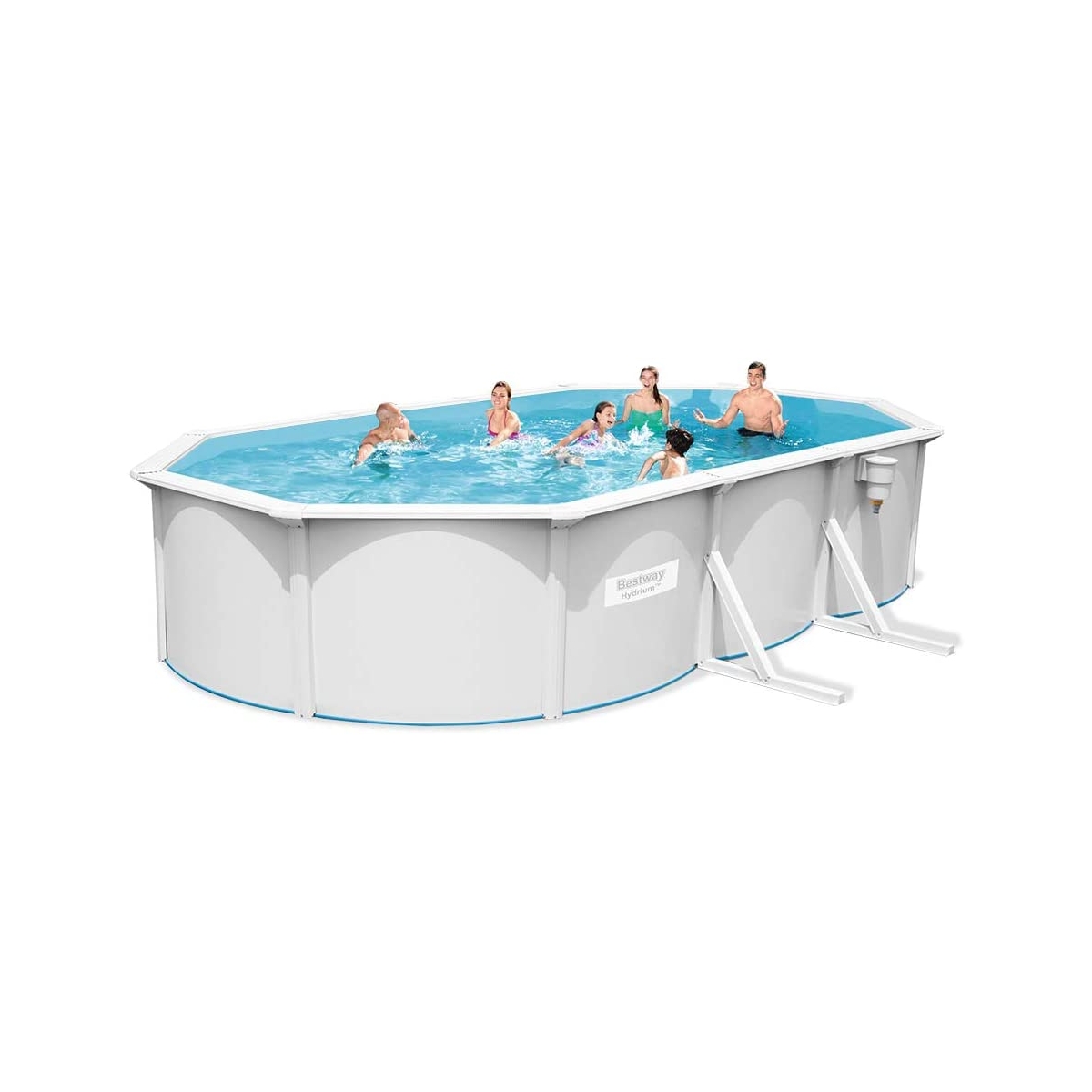 56369 piscina em aço Bestway Hydrium oval 1