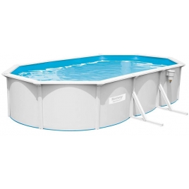 Bestway Hydrium piscina amovível oval em aço Ø 610 x 360 x 120 cm
