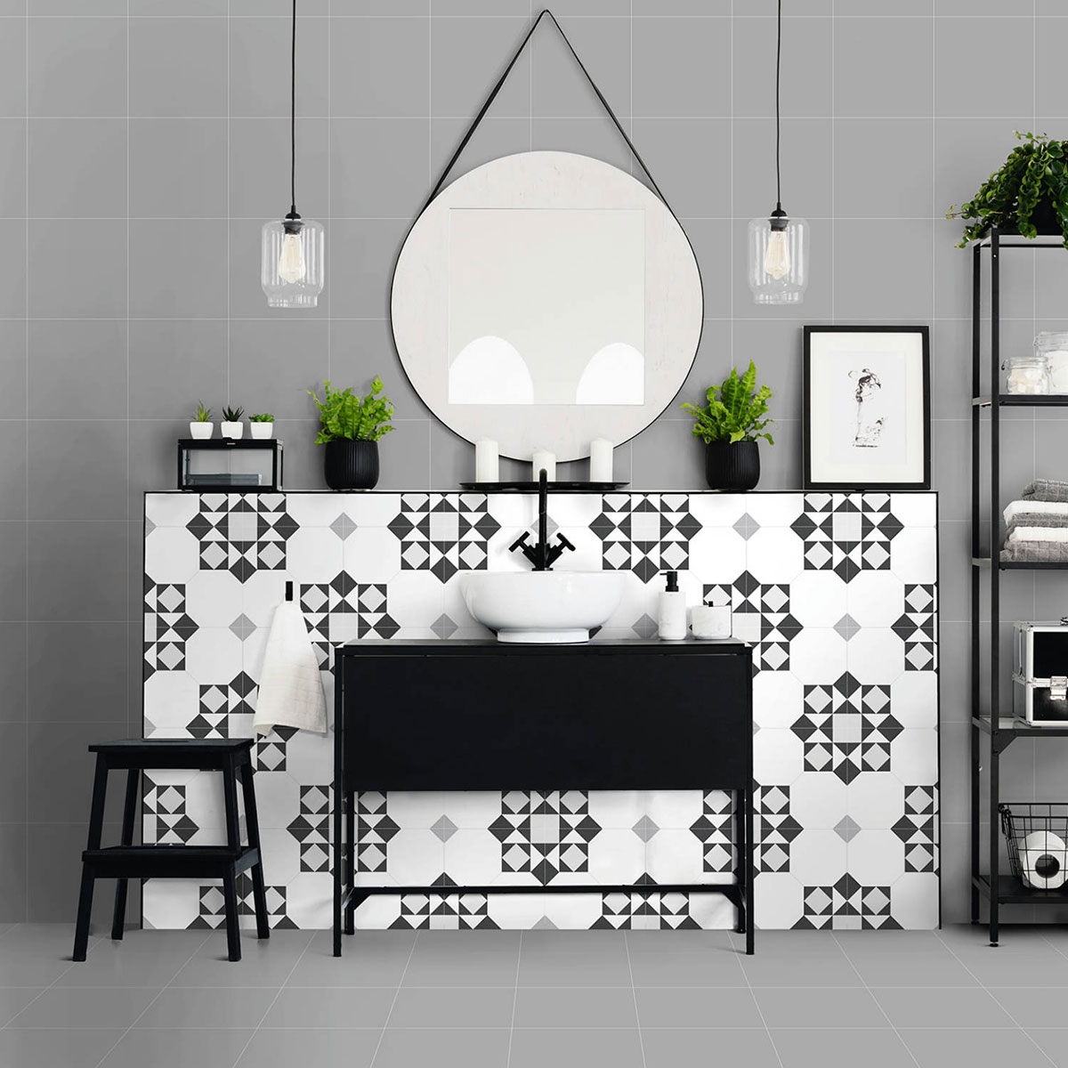 Element Steel 25x25 (1 m2) room 1