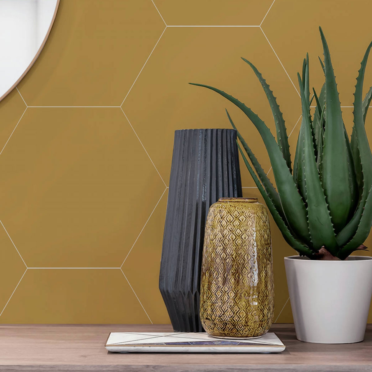 Hexa Element Ochre 23x27 (caixa 0,75 m2) ambiente
