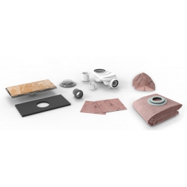 Kit de sistema Evolux com grelha pontual integrada 15x30cm