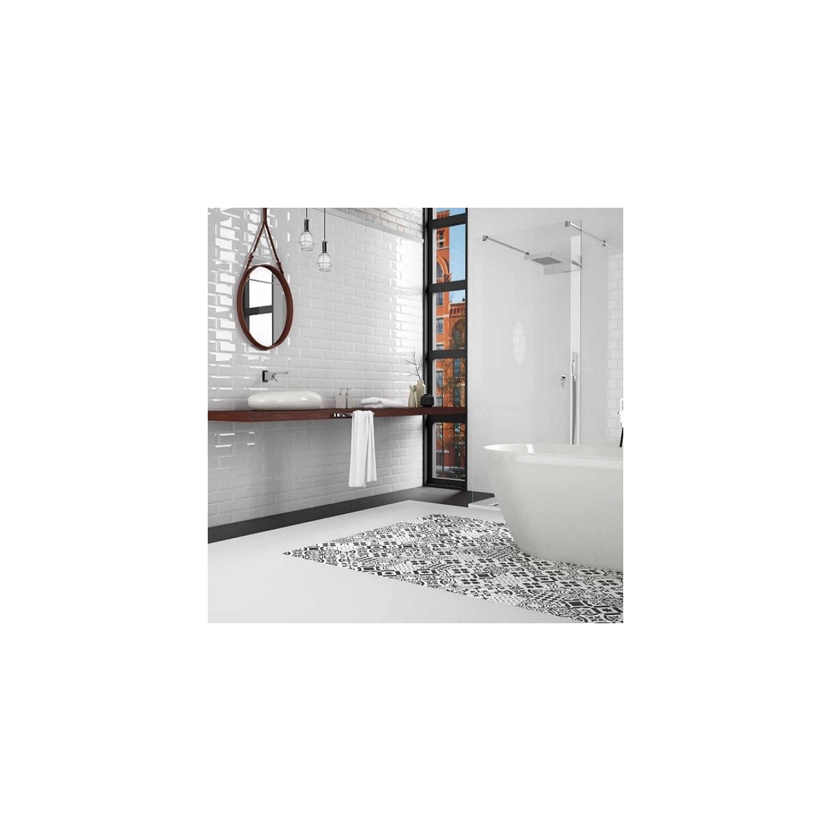 Bronx Blanc mat 15x15 (m2) Pissano
