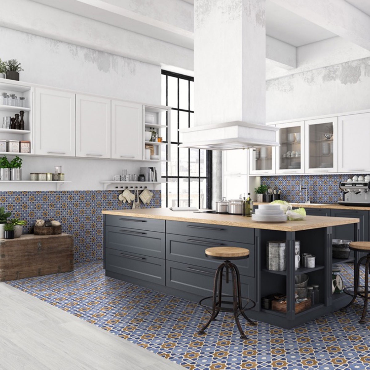 Mudejar Cotto 25x25 (1 m2) sala 2