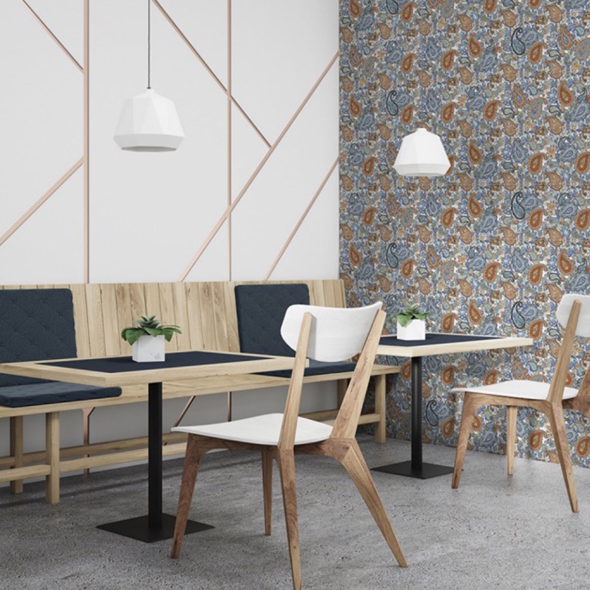 Paisley Nur 25x25 (1 m2) design 4