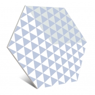 Hexa Peonia Blue 23x27 (boîte 0,75 m2) design 1