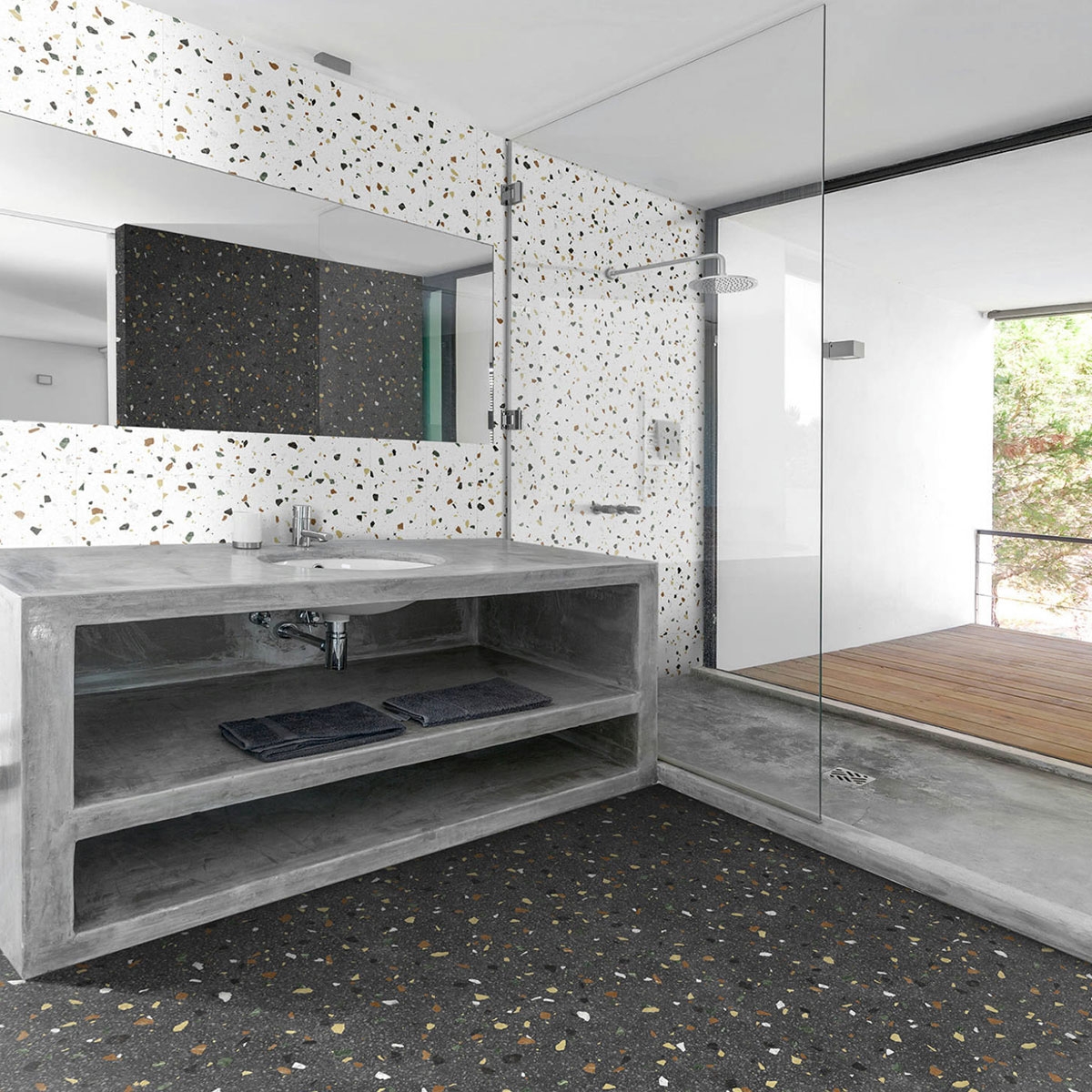 Tritato White 25x25 (1 m²) Raum 3