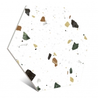 Hexa Tritato Branco 23x27 (caixa 0,75m2) design 1