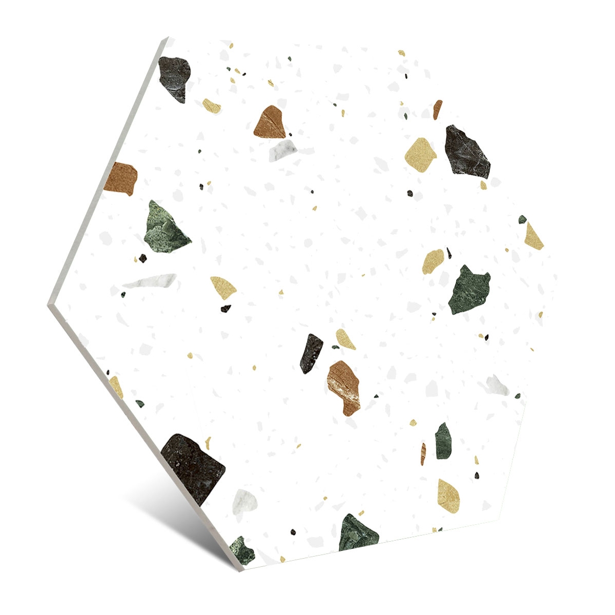 Hexa Tritato White 23x27 (Box 0,75m²) Design 1