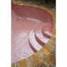 Détail de la mosaïque antidérapante rouge brouillard (Boîte 2 m2)