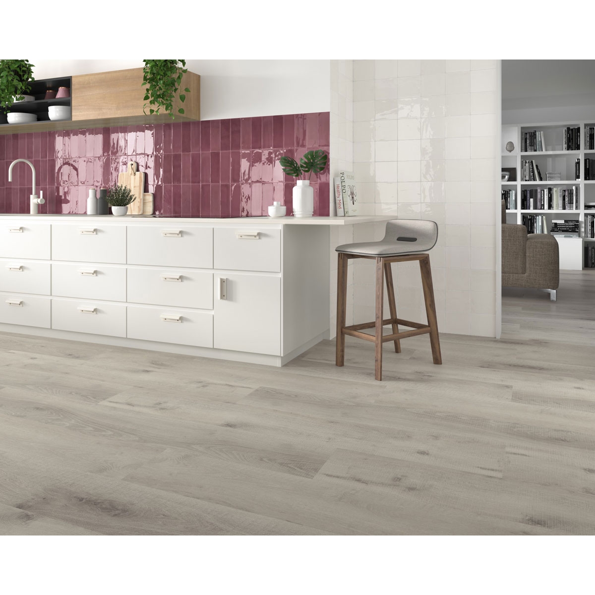 Tabarca Glossy White environnement 15x15