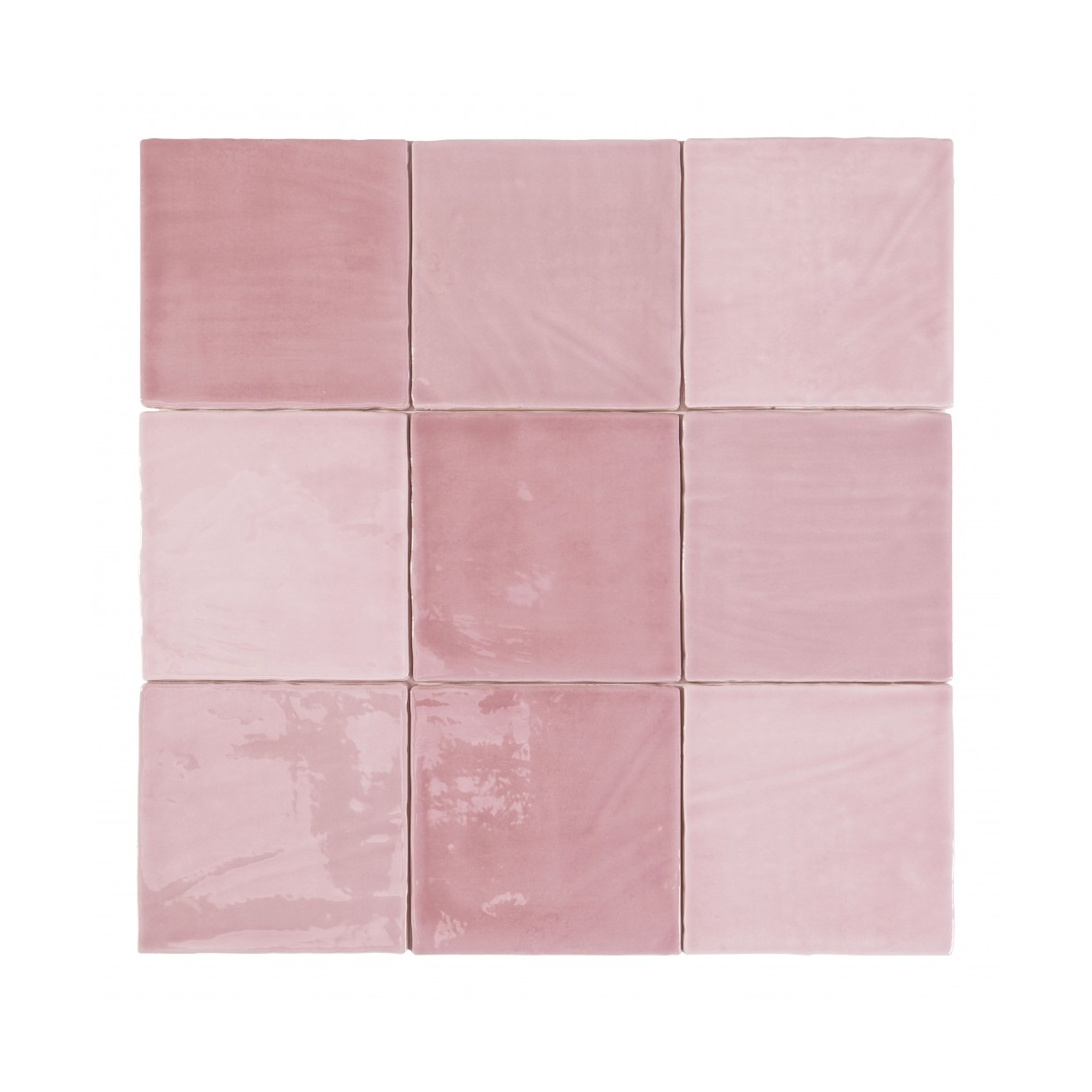 Fotos de ambiente de Tabarca Pink 15x15 Gloss (caixa 0,9 m2) [45830] [45830].